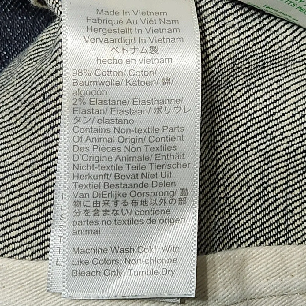 J.Crew Every Stitch Considered 770 Straight Fit Selvedge Jeans Indigo Blue 33x32